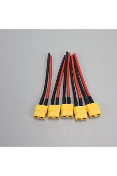 Choice3 5 PCS XT60 Female Male Female Connector Plug with Silicon 14 AWG Wire...