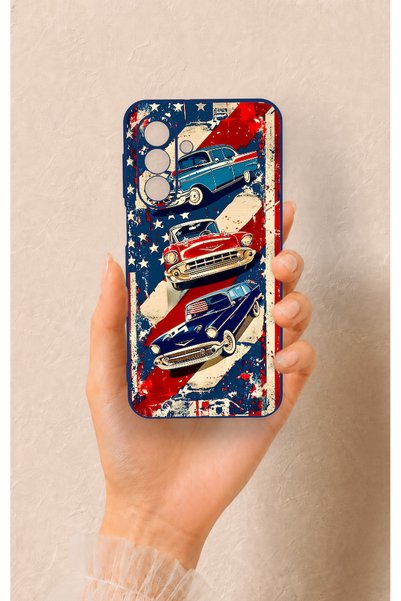Vip Case Samsung A17 Compatible American Chevrolet Patterned Silicone Case