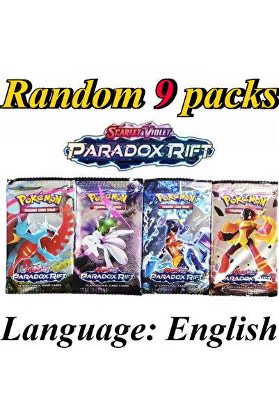 Choice6 Bandai PARADOX 9 Packs Pokémon Card Packs Bright Stars Prismatic Evol...