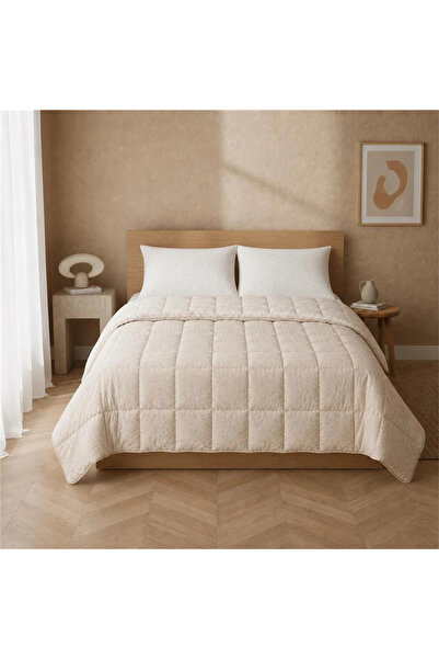OTHELLO Çift Kişilik Çift Taraflı Welsoft Comforter Yorgan Seti Krem 195x215 ...