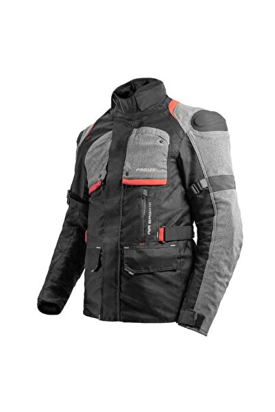 Prosev NF2500 Motosiklet Montu 4 Mevsim Uzun 600-D Dayanıklı Kumaş Airbag Tek...