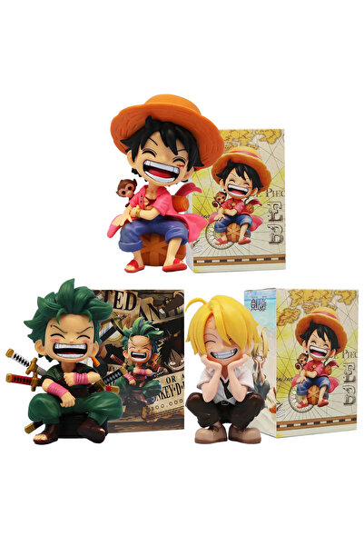 Choice9 Bandai 3 Pcs With Box Anime Peripheral Series ONE PIECE Luffy Solon S...