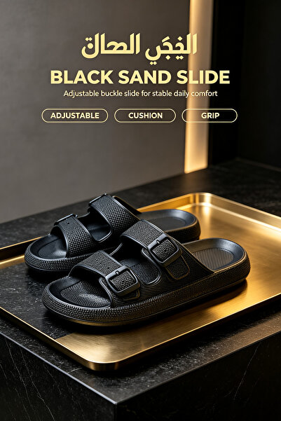 Amity Footwear KSA صندل رياضي رجالي كاجوال بحزام مزدوج - نعل مريح وناعم
