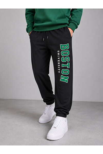 by fiyaka fashion Men's Boston Printed Elasticized Waist Track Pants (Seasonal)