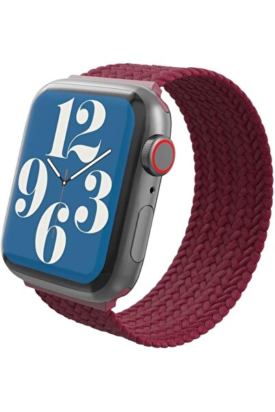 Zagg Braided Watch Band APPLE-WATCH 42/41/40/38MM-Small-Wine