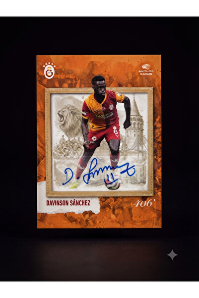 Mythos Cards Davinson Sanchez 3/10 Numaralı Islak Imzali Kart