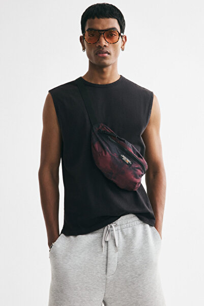 H&M Pamuklu Kolsuz Üst Regular Fit