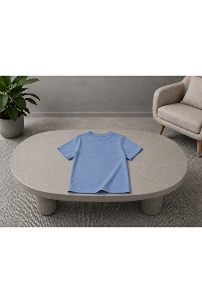 cc collection Children's Smoked Crew Neck Short Sleeve Pique T-Shirt