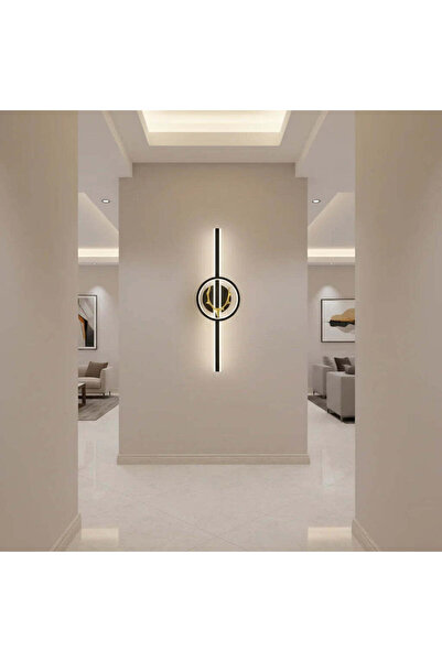 OEM Aplica LED Decorativa CERBOS, 42W, 60cm, Lumina Calda / Neutra/ Rece, Neg...