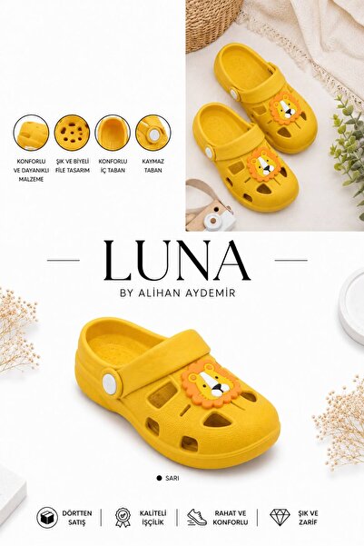 LUNA BY ALİHAN AYDEMİR صنادل ونعال للأطفال من LUNA ذات نعل مضاد للانزلاق وتصم...
