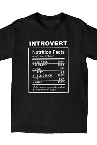 29CUN Introvert Logo T Shirt Funny Sayings Introvers Joke T- Shirts Summer Co...