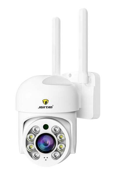 Jortan Tech JTZ-8160QJ Smart Wi-Fi Dome Security Camera, Dual Lens, Color Nig...