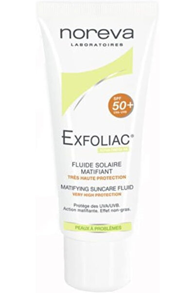 Noreva Exfoliac Matifying Suncare Fluid,40 Ml