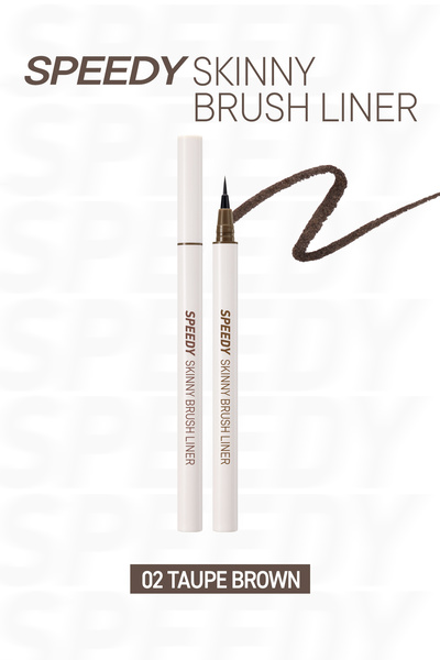 PERIPERA Ultra İnce ve Esnek Fırça Uçlu Kalem Eyeliner Speedy Skinny Brush Li...