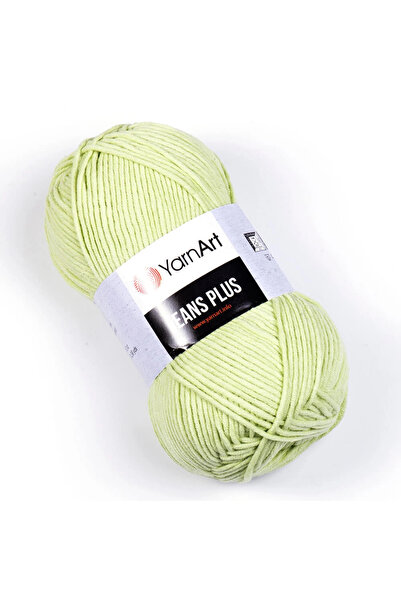 Yarnart Jeans Plus Açık Yeşil Koton Yazlık Tüylenmez El Örgü İpi 11