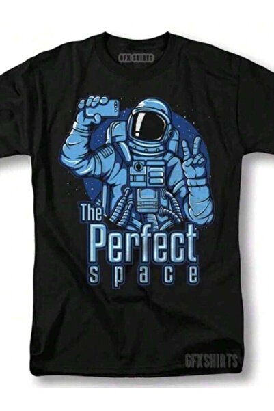 2BIR Astronaut Picture Selfie Shirt Space Galaxy Cool Gift Graphic T-Shirt