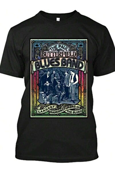 2BIR NEW! Popular Paul Butterfield Music Graphic Vintage Logo T-SHIRT S-4XL
