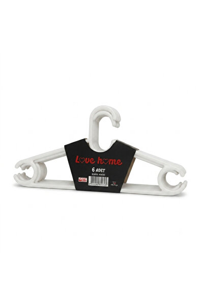 Elifim AVM 6-Piece Plastic Clothes Hanger