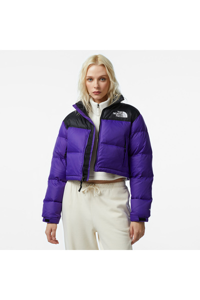 THE NORTH FACE Nuptse Kadın Mor Mont