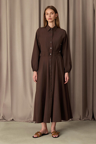 Touché Privé Elastic Waist Poplin Dress
