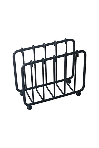 flores Metal napkin holder, matte black, SM037B, 145 x 60 x 120 mm