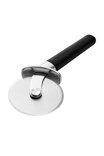Kitchenaid Pizza Wheel – Matte Black, Stainless Steel Pizza Cutter with Finge...