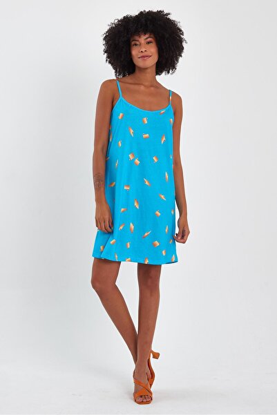 ALEXANDERGARDI Thin Straps Mercerized Fabric Mini Dress (B23-00128)