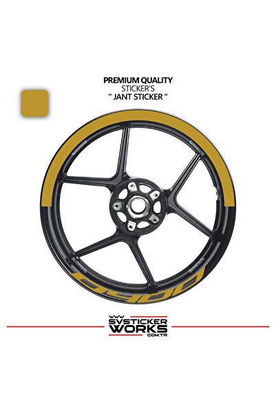 ARONA Bajaj Dominar 400 Wheel Rim Strip – Half Rim Cover & D400 Lettering Sti...