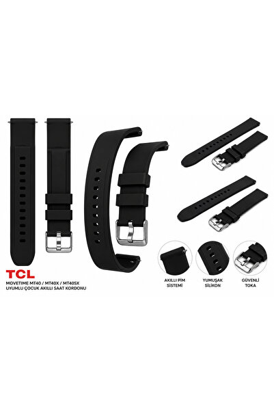 onlinekordon TCL MoveTime MT40, MT40X ve MT40SX Uyumlu Yumuşak Silikon Akıllı...