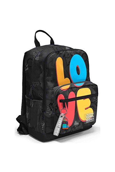 Coral High Love Baskılı Okul Çantası 33230