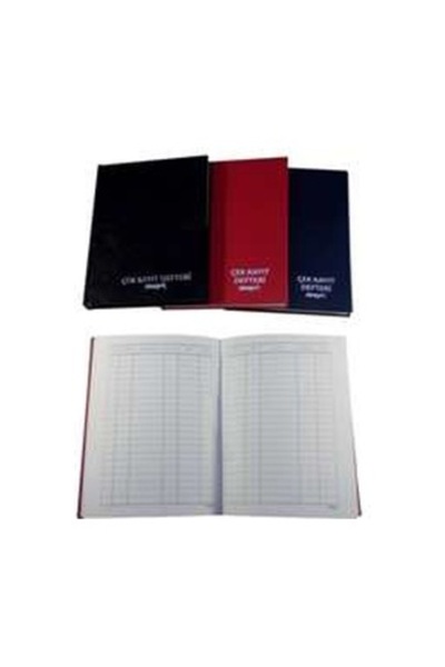 ÖZKAN Çek Kayıt Defteri 12X17 Dik 80 Yaprak Siyah