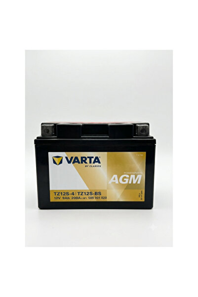 Varta Powersports TZ12S-4 / TZ12S-BS 12V 9Ah 200A AGM Motosiklet Aküsü