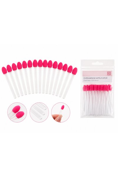 Generic Brand Pensule de Machiaj 6,5cm - 15buc