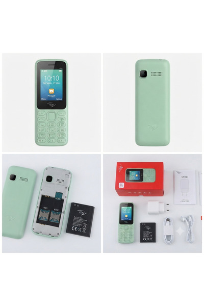 İtel İT2166 Light Green Tuşlu Cep Telefonu