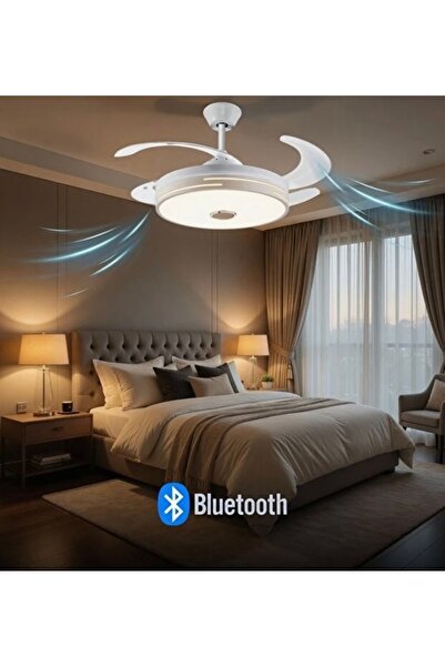 TRION Gizli Pervane Işıklı Bluetooth Tavan Vantilatörü