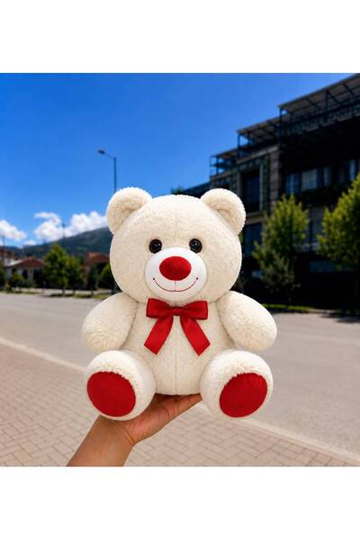 POLLYTOYS PELÜŞ OYUNCAKTA DÜNYA MARKASI دمية دب قطيفة لطيفة مقاس 30 سم - هدية...