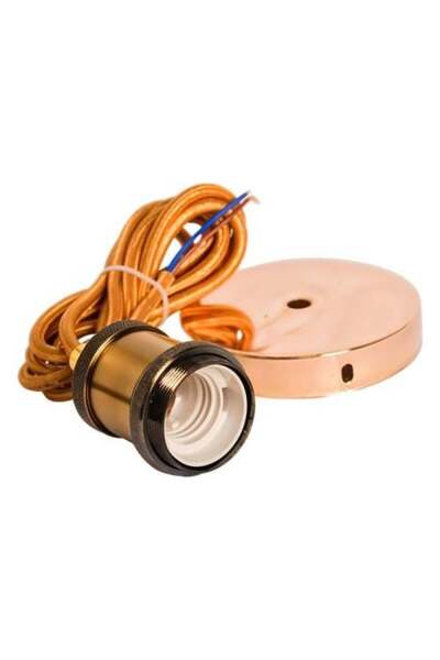 ٍSiera Light Hanging Holder DT 03 Bronze | 1m or 2m long cable × elegant roun...