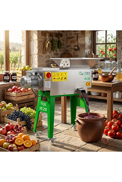 Yeşil Makina Hs 250 Helezonlu Şıra Makinesi