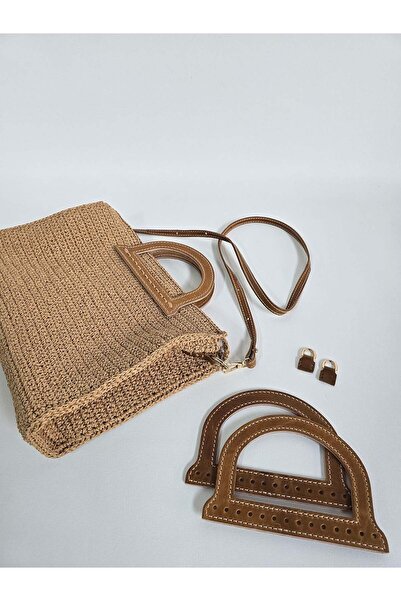 Desaryou D Double Handle Trop Adjustable Hanger Set - Tan