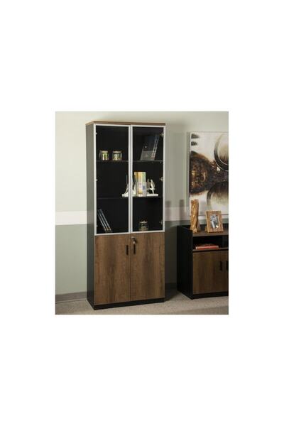 Midas Furniture خزانة مكتبية عالية من جيبون