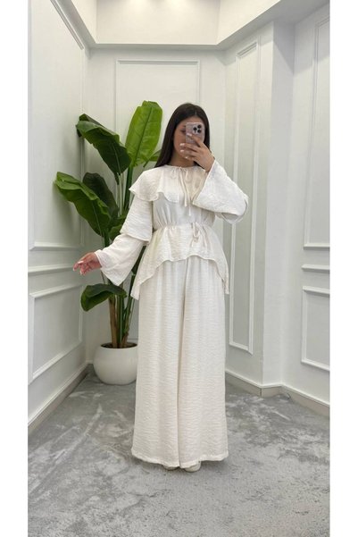 dezer Costum cu pantaloni din voal