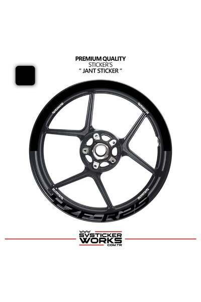 ARONA Yamaha Yzf-R25 Wheel Rim Strip – Half Rim Cover & Yzf-R25 Lettering Sti...