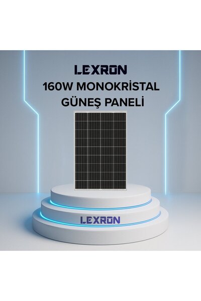Lexron ECOSOL 160W 32 CELL 16BB HALF-CUT TOPCON GÜNEŞ PANELİ