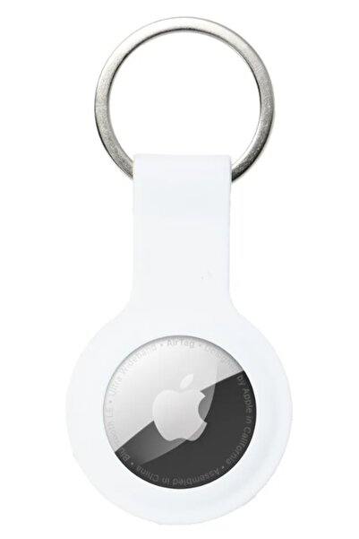 Forcell F-TAG Θήκη Σιλικόνης για Apple AirTag Εντοπιστή - Λευκό