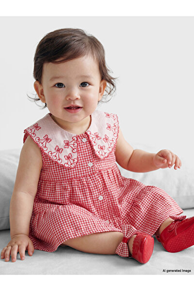 LC Waikiki Trendlucky Embroidered Baby Collar Girl's Dress with a Difference ...