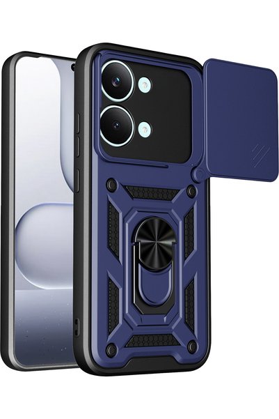 New Face ACONCEPT Poco X8 Pro Max Pars Lens Ring Silicone (34113) - أزرق داكن
