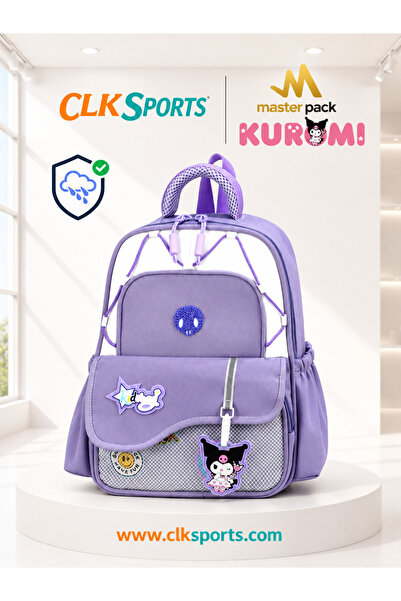 CLK SPORTS Master Pack College Kindergarten Bag, Pen Bag, Kuromi Water Bottle Gift