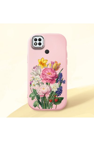 Hontinga حافظة متوافقة مع هاتف Redmi 9c، حافظة حماية للكاميرا من السيليكون ال...
