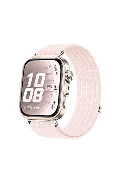 Techsuit Υφασμάτινο Λουράκι Ροζ (Huawei Watch Fit 5)