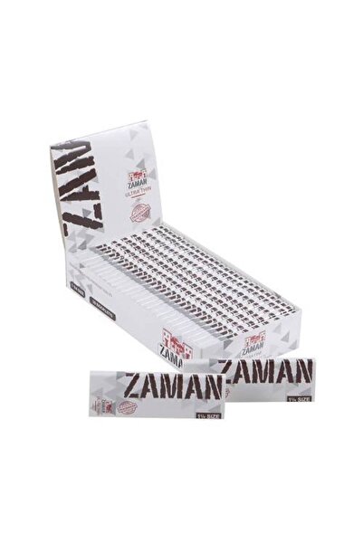 ZAMAN ورق لف زمان متوسط اللون البني مقاس 1¼ | صندوق (30 كتيبًا) | مركز المدخنين